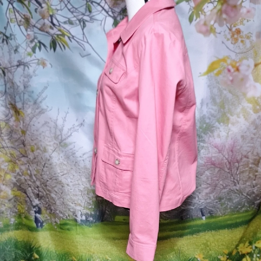Appleseed's Pink Button-Up Blazer - Picture 5 of 14